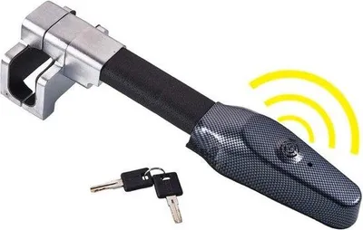 Produktbild von Famanu Lenkerhalter mit Alarm 130 dB - Diebstahlschutz für Auto, Wohnmobil und Lkw