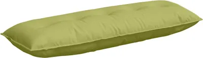 Image de vidaXL Coussin dorsal vert clair 140 x 19 x 50 cm Tissu