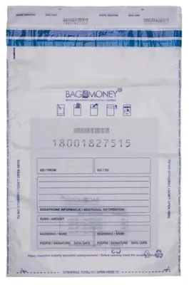 Zdjęcie produktu dla Koperta bezpieczna transparentna 33x47cm 50szt - Office