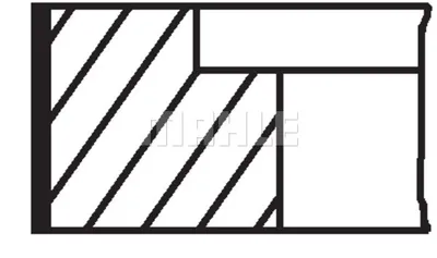 Produktbild von MAHLE 029 90 N0 Kolbenringsatz Kolbenringe für VW Transporter IV Bus (70B, 70C, 7DB, 7DK, 70J, 70K, 7DC, 7DJ) Transporter IV Kastenwagen Vento (1H2)