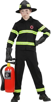 Produktbild von Kinder Kostüm / Feuerwehrmann mit Hemd, Hose und Mütze / Größe: 140
