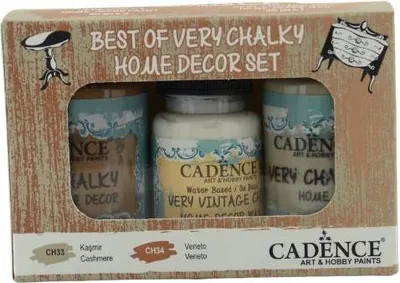Obrázok produktu pre Súprava kriedových farieb Cadence Best of Very Chalky Cashmere na nábytok