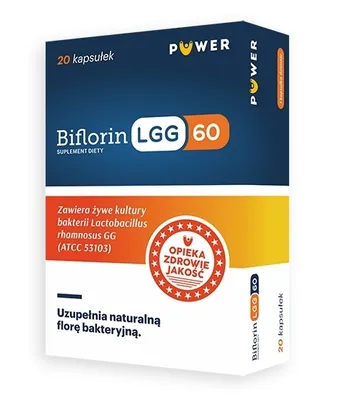Obrázek produktu pro BiFlorin LGG, 20 kapslí - Probiotický přípravek podporující zdravou funkci trávicího systému