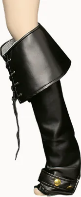 Produktbild von K84250699/T2804 schwarz Luxus Herren Stulpen Siefelstulpen