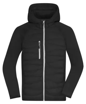 Produktbild von James and Nicholson - Hybridjacke für Herren LT2508 (3XL) (Schwarz)