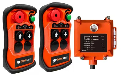 Kran-Fernbedienung 2-Kanal 12-24V AC/DC 100m IP65