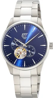 Obrázek produktu pro ETT EGS-40402-31M Pánské automatické hodinky Motion Drive ocel/modrá