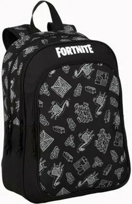 Produktbild von Schulrucksack Fortnite Schwarz (41 x 31 x 13,5 cm)
