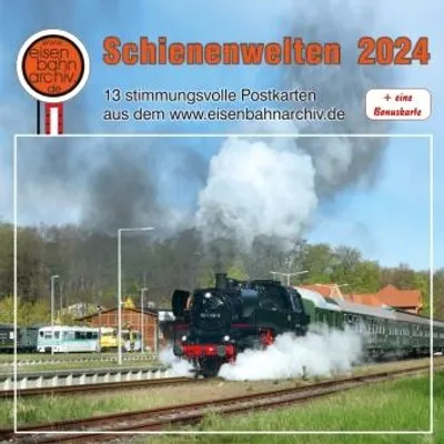 Produktbild von Kalender Schienenwelten 2024