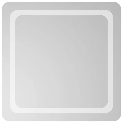 Immagine prodotto di vidaXL Specchio da bagno a LED, vetro trasparente, 60 x 60 cm, vetro temperato