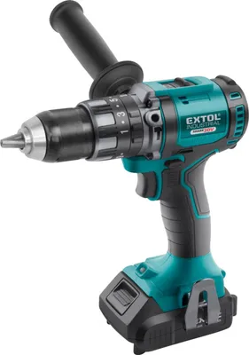 Image de Perceuse-visseuse sans fil Extol Industrial 8791802 avec visseuse à percussion SHARE20V, BRUSHLESS, 20V Li-ion, 2000mAh
