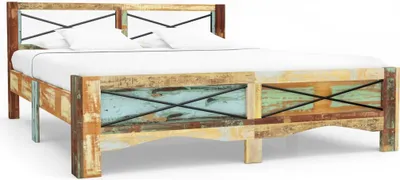 Produktbild von Massivholzbett Altholz 180x200 cm