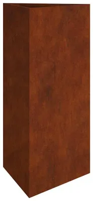 Produktbild von Blumentopf aus Cortenstahl, 40 x 34,5 x 75 cm