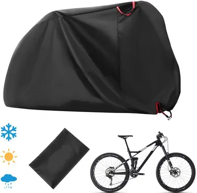 Image de Housse de vélo 210T imperméable Housse de protection pour VTT Vélo de course Vélo, taille L