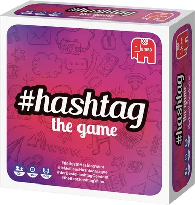 Obrázek produktu pro Jumbo Hashtag, the game, Karetní, Hra štěstí, 10 rok/roky, 45 min, Rodinná hra