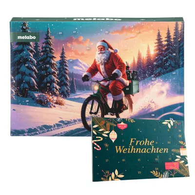 Produktbild von 2er Weihnachtskalender Set – Metabo Werkzeug Adventskalender 2026 Männer Heimwerker + Haze Tisch-Advent kalender