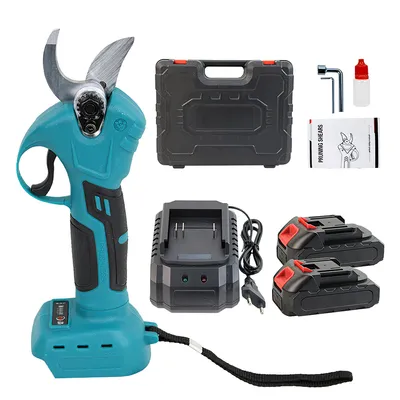 Produktbild von Elektrische Gartenschere,21V Akku Leistungsstarke kabellose Gartenschere 280W,  25mm Schnittkapazität, langlebige Klinge, mit 2 Akku