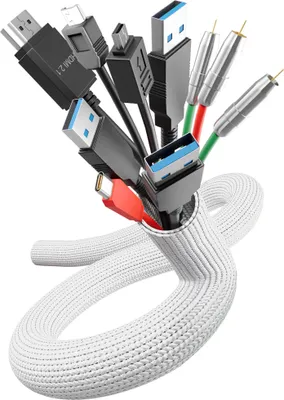 Produktbild von LTC Kabelschlauch Pro Cable Tube 25m zum Bündeln&Ordnen weiß