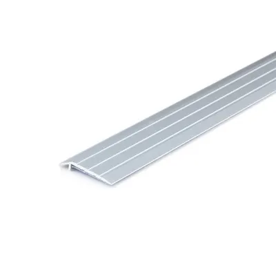 Zdjęcie produktu dla Profil progowy skośny aluminiowy 30x5mm klejony Cezar Srebrny Mat 1m