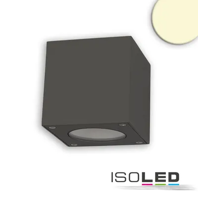 Zdjęcie produktu dla Lampa ścienna LED Up&Down 2x3W CREE, IP54, antracyt, ciepła biel