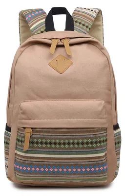 Produktbild von Omgoods – Wasserdichter Canvas-Rucksack mit Laptopfach