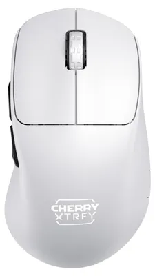 Image de CHERRY Xtrfy M64 - Souris - ergonomique - optique - 5 boutons - sans fil - 2,4 GHz - récepteur sans fil (USB) - noir (CX-M64W-WHITE)