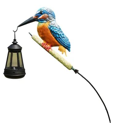 Produktbild von Solar-Kolibri-Licht mit Erdspieß, wetterfest, wasserdicht, LED-Lampe für Garten, Hof, Weg, Terrasse und Rasen