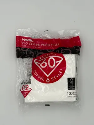 Produktbild von Hario Papierfilter weiß / Filtertüten Misarashi, mittel für VCF-02, 100 Stück