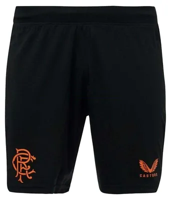 Produktbild von Castore - Shorts für Herren , Athletisch GT13870 (M Regulär) (Schwarz/Orange bedruckt)