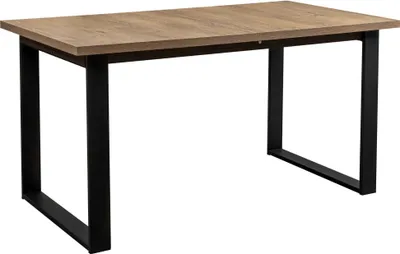 Produktbild von Venedig Klapptisch modern Metall Beine 150/190x80 Eiche Lefkas