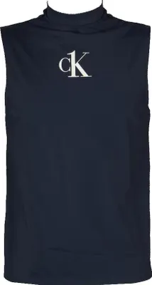 Immagine prodotto di Canotta canottiera smanicato con collo rialzato uomo sportiva elasticizzata CK CALVIN KLEIN articolo KM0KM00612 MUSCLE TANK, S, Poliammide 78%,Spandex 22%