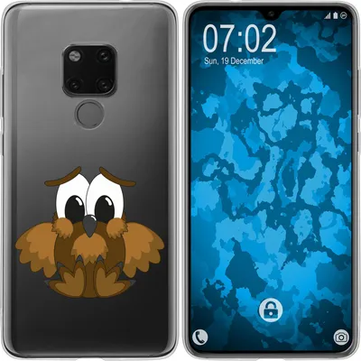 Produktbild von PhoneNatic Case kompatibel mit Huawei Mate 20 Silikon-Hülle Cutiemals M9