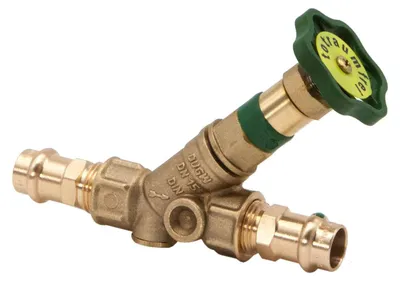 Produktbild von Schlösser Armaturen KFR-VENTIL, PRESSANSCHLUSS IG O.ENTL, N.ST.SP, DN15, PRESS15, DVGW