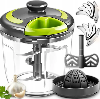 Produktbild von Kuketo | Küchenhelfer XXL - 900 ml - Zwiebelhacker & Gemüseschneider - Multifunktional - Platzsparend