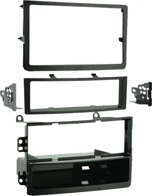 Image de Façade d'autoradio 2-DIN avec vide poche compatible avec Nissan 350Z 2006-2009