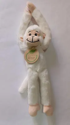 Produktbild von Plüschtier Affe 37 cm, helles beige, Hängeaffe Affen Hängeaffen Kuscheltiere Stofftiere Klettband