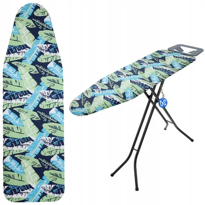 Immagine prodotto di Copriasse KADAX 148 x 52 cm, per stirare, retro elastico, foglie