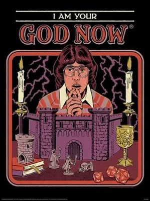 Zdjęcie produktu dla Steven Rhodes – „I am your God Now” – 30 x 40 cm – plakat
