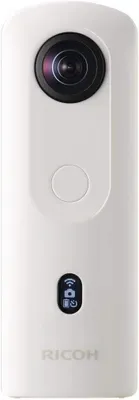 Zdjęcie produktu dla Ricoh THETA SC2, Micro-USB, Biały, 24 MP, 25,4 / 2,3 mm (1 / 2.3"), 64, 3200, Automatyczna, Zachmurzenie, Światło dzienne, Naturalny, Zewnętrzna, Cień, Pod wodą