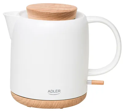 Produktbild von Elektrischer Wasserkocher aus Keramik, 1,0 Liter, mit Temperaturregelung
