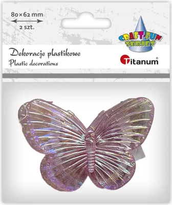 Obrázok produktu pre Dekoracja Motyle plastikowe Titanum