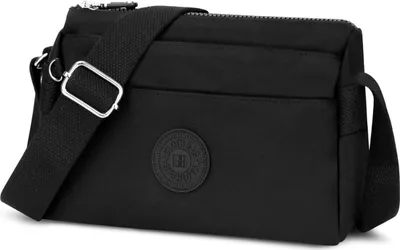 Obrázek produktu pro WACCET Malá crossbody taška Dámy nastavitelný ramenní popruh černá