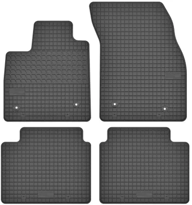 Image de Tapis de sol en caoutchouc pour Ford Focus MK4 depuis 2018 (à hayon/berline/break) – 4 pièces, noirs, sur mesure