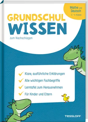 Produktbild von Grundschulwissen zum Nachschlagen. Mathe und Deutsch 1.-4. Klasse