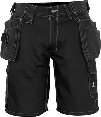 Produktbild von MASCOT 09349-154-09-C51, Shorts, Unisex, Schwarz, C51, 900 mm, Baumwolle, Polyester