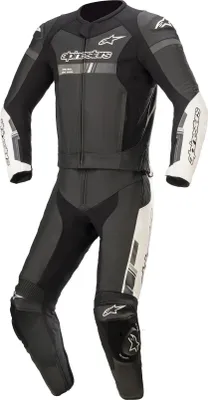 Produktbild von Alpinestars GP Force Chaser 2-Teiler Motorrad Lederkombi, schwarz/weiß, 58