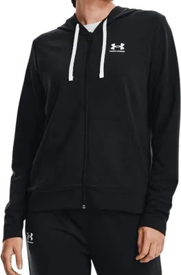 Produktbild von Under Armour Rival Terry Fz Hoodie - Schwarz 1369853-001__SM
