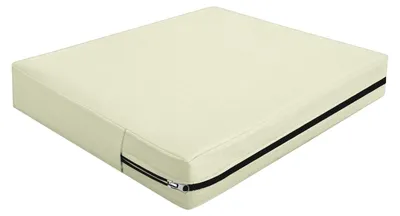 Kissenbezug 60×60×10 cm, wasserdicht, beige, für Außenmöbel