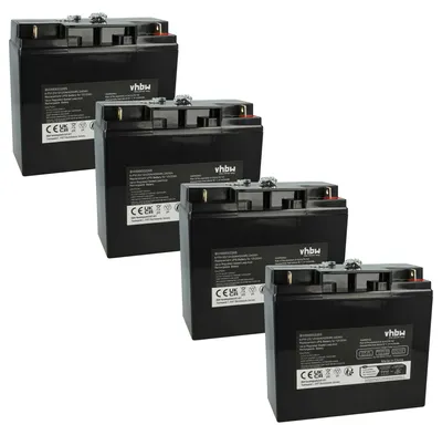 Produktbild von vhbw 4x Akku Ersatz für AGM10 für USV (20 Ah, 12 V, AGM)