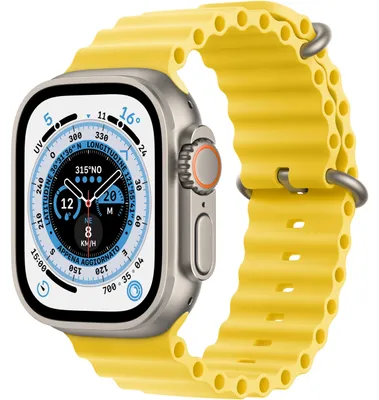 Produktbild von Apple Watch Ultra 4G 49mm Titan/Ocean gelb